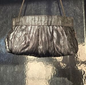 Silver clutch by style & co